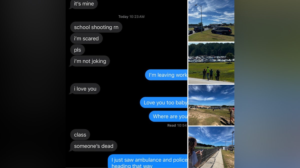 Student texts mom horror inside Georgia school shooting