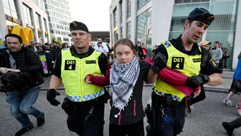 Greta Thunberg among 6 arrested at anti-Israel protest in Denmark