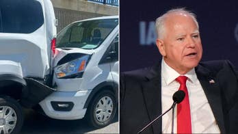 Walz’s motorcade involved in a crash on the way to a campaign stop, with a 'few minor injuries'