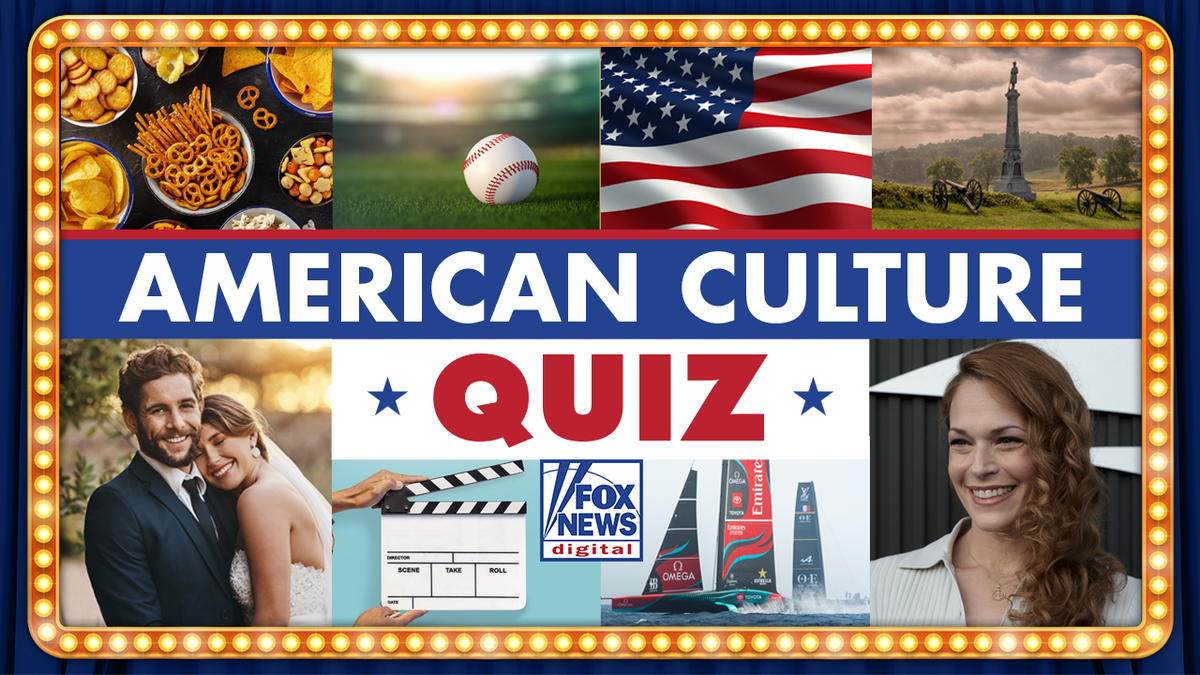 American Culture Quiz collage of images